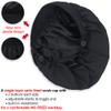ABAMERICA Bouffant Caps with Button and Sweatband, Adjustable Scrub Caps for Women Men, Single Satin Layer view 2