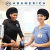 ABAMERICA Bouffant Caps with Button and Sweatband, Adjustable Scrub Caps for Women Men, Single Satin Layer view 3