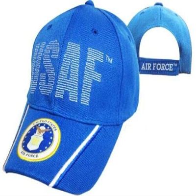 Navy Blue United States US Air Force USAF Military Logo Cap Hat Caps Hats