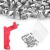 3/16 Inch Track Spikes, 50Pcs Track and Field Pyramid Spikes Hard Steel Replacements Shoes Spikes for Sprint Sports Short Running Cross Country, Include Spike Wrench view 1