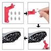3/16 Inch Track Spikes, 50Pcs Track and Field Pyramid Spikes Hard Steel Replacements Shoes Spikes for Sprint Sports Short Running Cross Country, Include Spike Wrench view 3