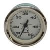 VeeThree Boat Speedometer Gauge 67702F | 3 1/4 Inch Silver White view 1