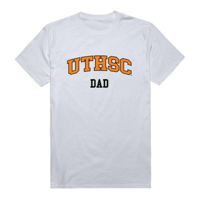 W Republic Tenn Health SC UTHSC College Dad Tee, Wt, Large White