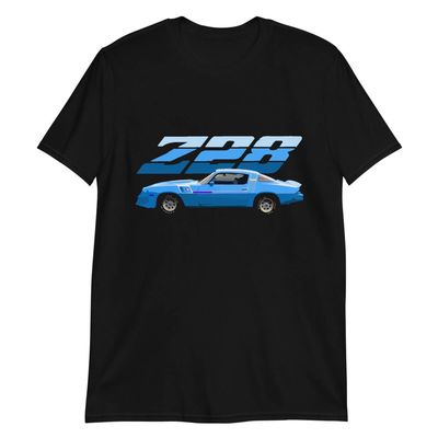 1980 Camaro Z28 Classic Car Club Custom T-Shirt Black