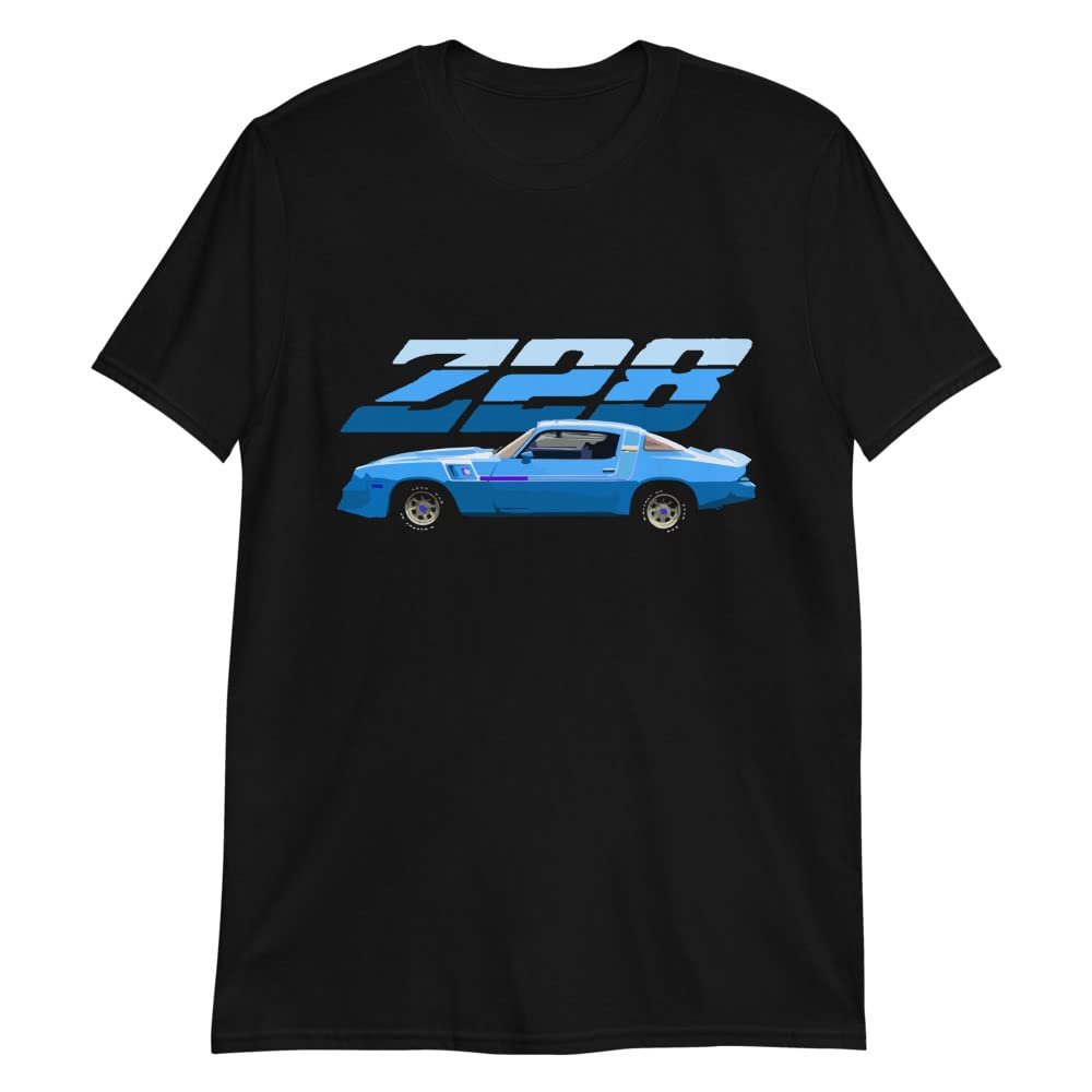 1980 Camaro Z28 Classic Car Club Custom T-Shirt Black