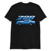 1980 Camaro Z28 Classic Car Club Custom T-Shirt Black view 1