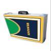 8-Foot Professional Beer Pong Table w/Cup Holes & LED Lights - Milwaukee Baseball Diamonds view 2