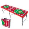 8-Foot Professional Beer Pong Table w/LED Lights - Los Angeles Baseball Diamonds view 1