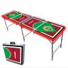 8-Foot Professional Beer Pong Table w/LED Lights - Arizona Baseball Diamonds view 1