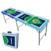 8-Foot Professional Beer Pong Table w/LED Lights - Tampa Bay Baseball Diamonds view 1