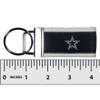 Siskiyou Sports NFL Dallas Cowboys Woven Key Chain, One Size, Team Colors view 3