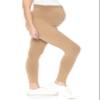 Leggings Depot Women's Maternity Leggings Over The Belly Pregnancy Casual Yoga Tights (Khaki, Medium) view 1