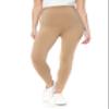 Leggings Depot Women's Maternity Leggings Over The Belly Pregnancy Casual Yoga Tights (Khaki, Medium) view 2