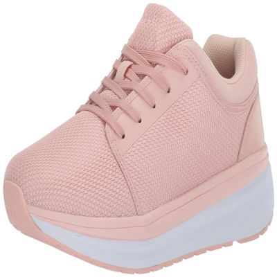 Propt Women's Ultima X Lightweight Knit Mesh Athletic Shoes Pink 7.5 X-Wide US