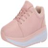 Propt Women's Ultima X Lightweight Knit Mesh Athletic Shoes Pink 7.5 X-Wide US view 1