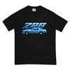 1980 Camaro Z28 Classic Car Club Custom Mens Garment-Dyed Heavyweight t-Shirt Black view 1