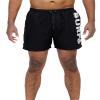 Weiv Men's Summer Beach and Swim Trunks Beachwear Lightweight Quick Dry 5.5" Inseam Drawstring Swimming Board Short (as1, Alpha, s, Regular, Regular, 007 Black) view 2
