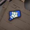 Connecticut State Flag Ranger Eye PVC Morale Patch  Hook Backed by NEO Tactical view 1