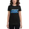 1980 Camaro Z28 Classic Car Club Custom Women's Short Sleeve t-Shirt Black view 1