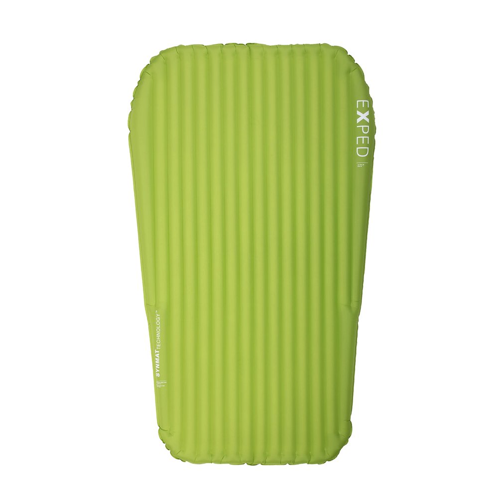 Exped Ultra 3R Duo - Lightweight Backpacking Mat for Two - Packable and Comfortable, 20 Degree 3-Season Sleeping Pad, Lichen, Duo Medium