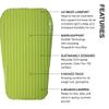 Exped Ultra 3R Duo - Lightweight Backpacking Mat for Two - Packable and Comfortable, 20 Degree 3-Season Sleeping Pad, Lichen, Duo Medium view 3