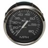 Faria Boat Speedometer Gauge SE8045A | 3 1/4 Inch Silver Black view 1