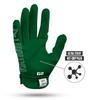 Nxtrnd G2 Football Gloves, Men's Ultra Sticky Receiver Gloves (Dark Green, XX-Large) view 2