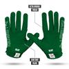 Nxtrnd G2 Football Gloves, Men's Ultra Sticky Receiver Gloves (Dark Green, XX-Large) view 4