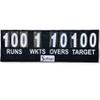 Bratla Cricket Scoreboard Portable Black Easy-Flip Scoreboard for Cricket Multi-Surface Placement view 2