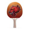 TigerTail Sports Red Wolf Colorful Design Ping Pong Paddle, Premium 5 Ply Table Tennis Racket (Black on Back) view 1