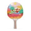 TigerTail Sports Sweet Land Colorful Design Ping Pong Paddle, Premium 5 Ply Table Tennis Racket (Red on Back) view 1