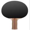 TigerTail Sports Vaporwave Mountains Colorful Design Ping Pong Paddle, Premium 5 Ply Table Tennis Racket (Black on Back) view 2