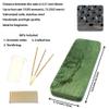 Sadhu Board with Galvanic Dynamic Nails for Yoga Practice, Handmade Wooden Board with Nails for Standing on Feet, Relaxation Board for Acupuncture Massage, Yoga Gift (nails 0.31 inch, 8mm) view 2