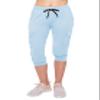 ALWAYS Womens Cargo Capri Jogger Sweatpants with Pockets  Super Soft Stretch Lounge Pants, Casual Joggers for Women, Daily Wear & Travel, Sky Blue 3XL view 3