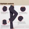Uillui Wide Leg Pants for Women Casual Loose Yoga Sweatpants Comfy Palazzo Lounge Flowy Pant High Waist Capri Slacks Trouser view 2