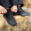 OrthoComfoot Mens Plantar Fasciitis Shoes, Orthopedic Boots with Arch Support, Trekking Sneakers for Diabetic, Pain Relief Black Size 11 view 2