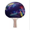 TigerTail Sports Neon Lights Colorful Design Ping Pong Paddle, Premium 5 Ply Table Tennis Racket (Black on Back) view 1