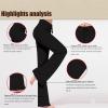 Uillui Wide Leg Pants for Women Casual Loose Yoga Sweatpants Comfy Palazzo Lounge Flowy Pant High Waist Capri Slacks Trouser view 3
