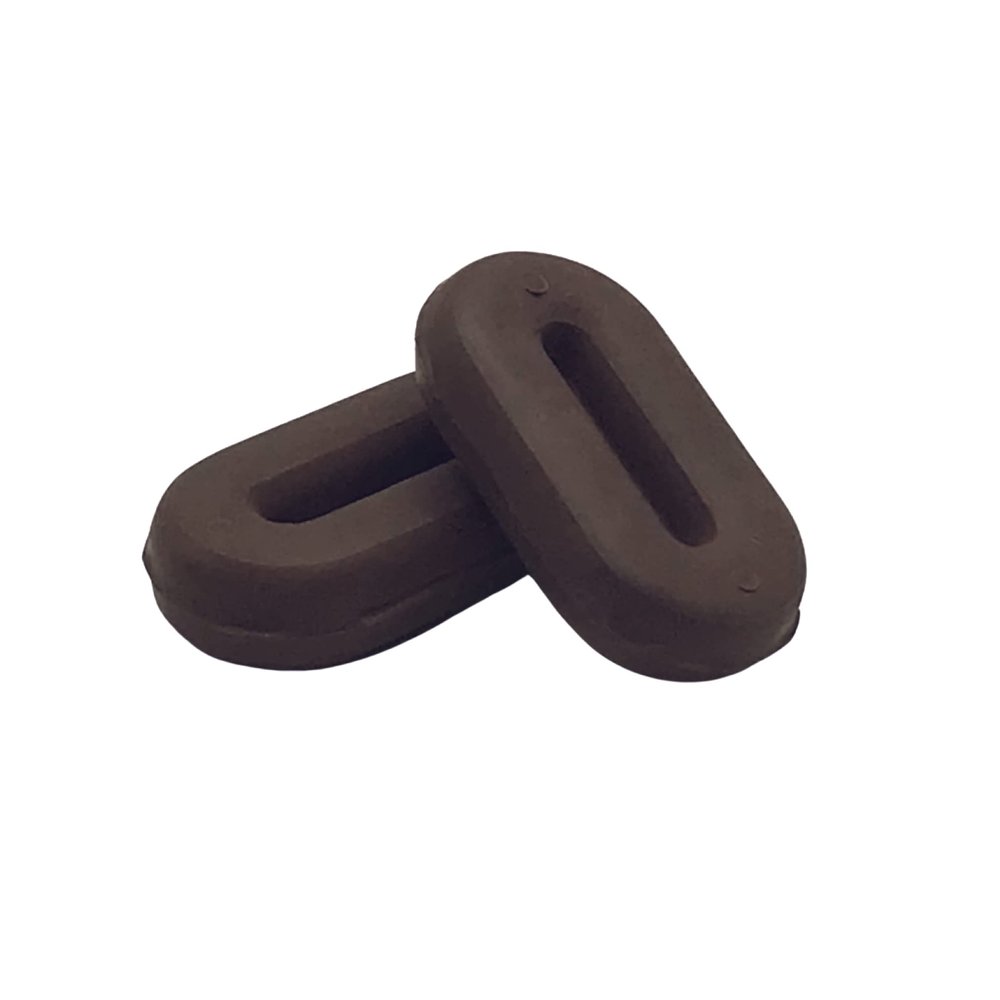 LBH MARKET Rubber Martingale Stopper for Horse Running and Standing Martingales (Brown) Regular