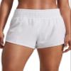 CRZ YOGA High Waisted Running Shorts for Women 2.5" - Mesh Liner Quick Dry for Workout Sport Athletic with Zipper Pocket White Medium view 1