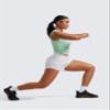 CRZ YOGA High Waisted Running Shorts for Women 2.5" - Mesh Liner Quick Dry for Workout Sport Athletic with Zipper Pocket White Medium view 4