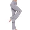 Uillui Wide Leg Pants for Women Casual Loose Yoga Sweatpants Comfy Palazzo Lounge Flowy Pant High Waist Capri Slacks Trouser view 1