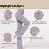 Uillui Wide Leg Pants for Women Casual Loose Yoga Sweatpants Comfy Palazzo Lounge Flowy Pant High Waist Capri Slacks Trouser view 2