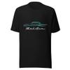1957 Chevy Bel Air Turquoise Outline American Classic Collector Car 57 Belair T-Shirt