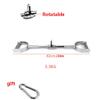 FREAZE Lat Bar Pull Down Attachment, Home Gym Pulldown Bar Universal, Rotatable Accessories For Cable Machine, Straight Bar With Handle Grips (Size : 62cm/24inch) view 2