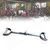 FREAZE Lat Bar Pull Down Attachment, Home Gym Pulldown Bar Universal, Rotatable Accessories For Cable Machine, Straight Bar With Handle Grips (Size : 62cm/24inch) view 3