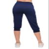 ALWAYS Womens Cargo Capri Jogger Sweatpants with Pockets  Super Soft Stretch Lounge Pants, Casual Joggers for Women, Daily Wear & Travel, Navy 3XL view 4