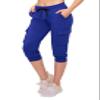 ALWAYS Womens Cargo Capri Jogger Sweatpants with Pockets  Super Soft Stretch Lounge Pants, Casual Joggers for Women, Daily Wear & Travel, Royal Blue 3XL view 1