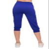 ALWAYS Womens Cargo Capri Jogger Sweatpants with Pockets  Super Soft Stretch Lounge Pants, Casual Joggers for Women, Daily Wear & Travel, Royal Blue 3XL view 4