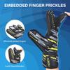 Anrrew Soccer Goalie Gloves with fingersave and Double Wrist Protection.Goalkeeper Gloves Provide Extreme Strong Control and Grip.Soccer Gloves for Youth,Kids,Adult view 3